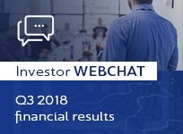 Investor webchat 3Q 2018 results
