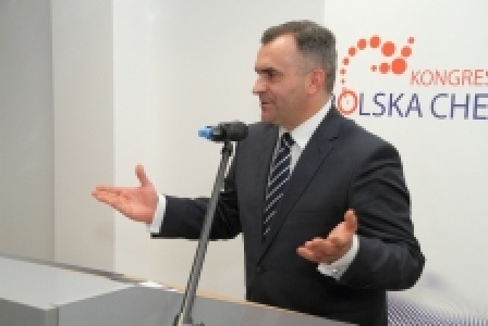 Minister of State Treasury Włodzimierz Karpiński and Kurt Bock as special guest speakers during day two of 2014 Polish Chemical Industry Congress