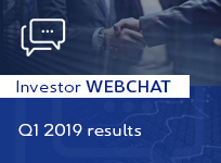 Investor webchat Q1 2019 results