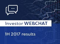 Investor webchat 1H 2017 results